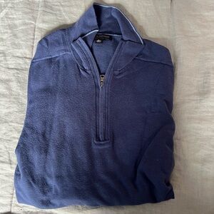 Men's Navy Half-Zip Sweater
